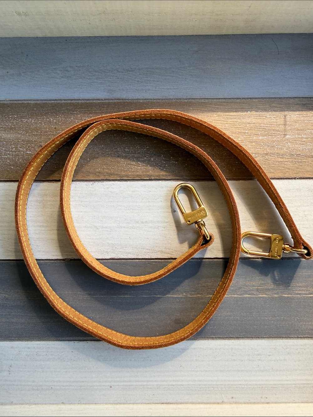 Authentic LOUIS VUITTON Vachetta 16mm Strap - Picture 3 of 14